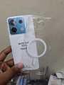Xiaomi Redmi Note 13 pro 5G/poco x6 Berlia Transparent Magnatic Magsafe Anti Yellow Clear Protective Phone Case Back Cover.