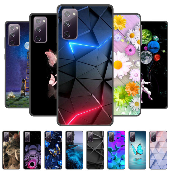 For Samsung Galaxy S20 FE S20FE Case Fashion Silicone Cover