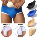 Men Sponge Cup Enhancer Pad Underwear Briefs Pouch Front Padded Underpants Panties Push Up Cup (285015961).