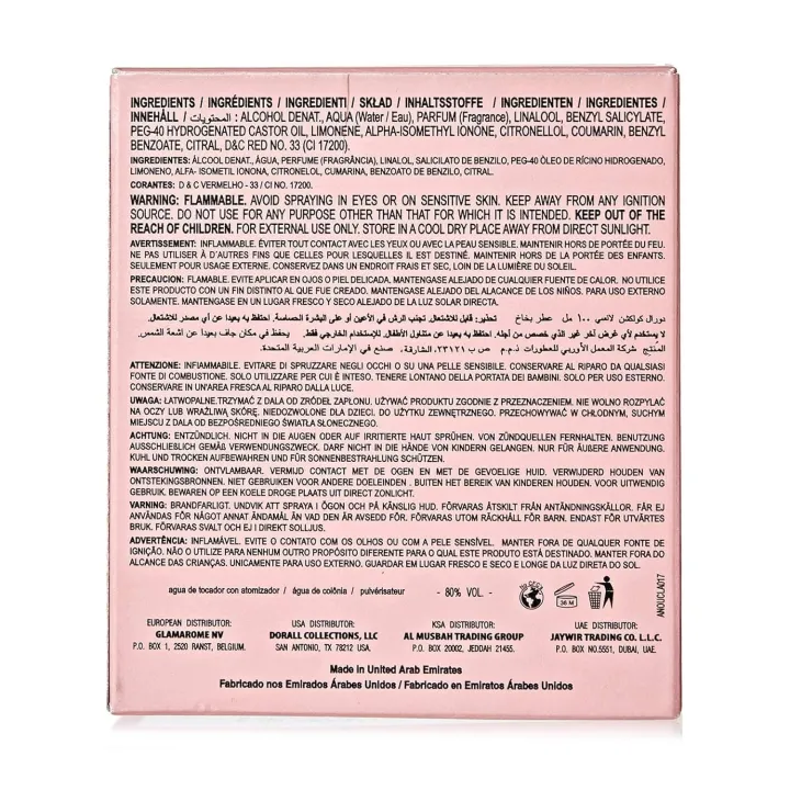 LANCY%20Doral%20Collection%20Perfume%20For%20Women%203.3oz%20/100%20ml%20eau%20de%20parfum%20spray%20-%20Image%204