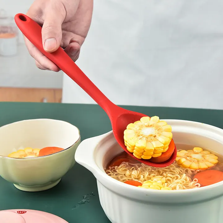 Silicone%20Spoon%20Long-handled%20Heat-resistant%20Solid%20Color%20Food%20Grade%20Cooking%20Spoon%20Tools%20for%20Home%20-%20Image%205