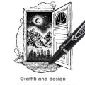 Double Headed Colorful Permanent Marker/ Waterproof Oily Black Ink Sketch Graffiti Marker Pen. 