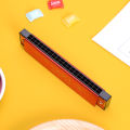 New Mouth Organ Harmonica 24 Holes Key-C Mouth Metal Organ for Beginners. 
