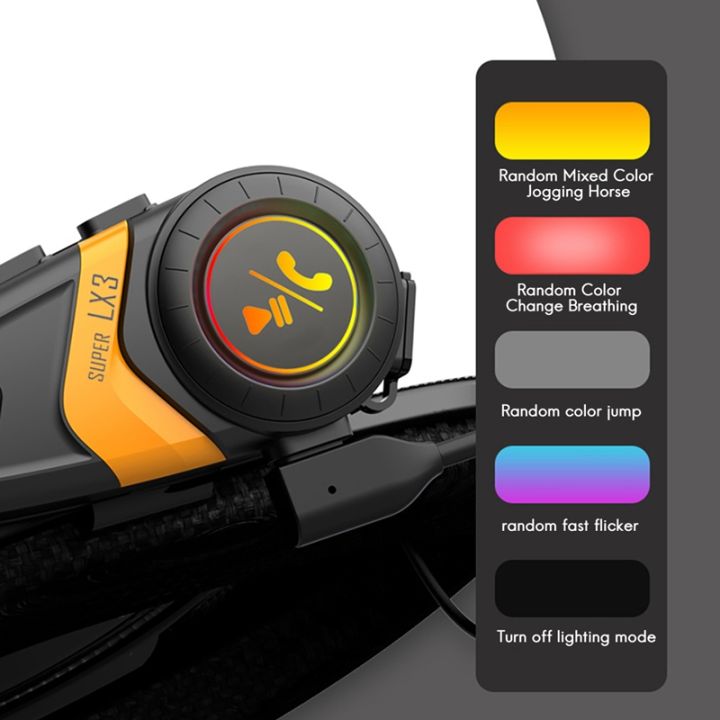 LX3%20Helmet%20Bluetooth%20Headset%201200MAH%20Motorcycle%20BT5.0%20Wireless%20Hands-Free%20Call%20Stereo%20Anti-Jamming%20Waterproof%20Headset%20-%20Image%206