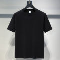 Wholesale New Cotton Short Sleeve T-Shirt Men's Round Neck Solid Color Net Casual T-Shirt Men's and Women's Loose Plus Size T-Shirt Tide. 
