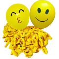12inch Latex Emoji Face Balloons 100pcs (China). 