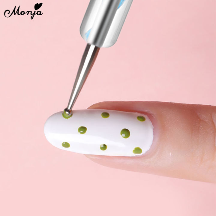 Monja%205Pcs/set%20Nail%20Art%20Dual%20End%20Dotting%20Pen%20Rhinestone%20Gem%20Jewelry%20Beads%20Sequins%20Pick%20Up%20Acrylic%20Gel%20Polish%20Polka%20Dot%20DIY%20Painting%20-%20Image%202