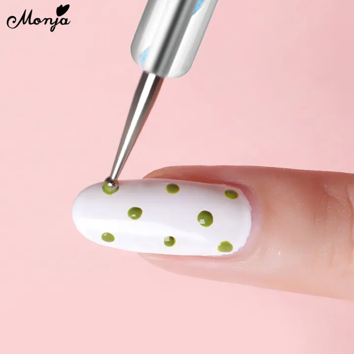 Monja%205Pcs/set%20Nail%20Art%20Dual%20End%20Dotting%20Pen%20Rhinestone%20Gem%20Jewelry%20Beads%20Sequins%20Pick%20Up%20Acrylic%20Gel%20Polish%20Polka%20Dot%20DIY%20Painting%20-%20Image%202