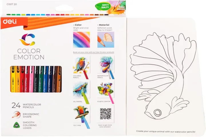 Deli%20emotion%20EC00720%20watercolor%20pencils%20with%20a%20brush%20pack%20of%2024%20colors%20-%20Image%205