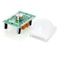 HC-SR501 HCSR501 HC-SR 501 DC 4.5-20V PIR Motion Sensor Adjust IR Pyroelectric Infrared PIR Motion Detector Sensor Module With Lens Human Motion Body Movement Detector Intelligent Sensor For Arduino. 