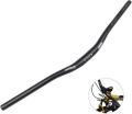 780mm COMP WAKE Aluminium Bicycle Handlebar - Black.