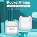 Portable pocket printer wireless BT thermal printer. 