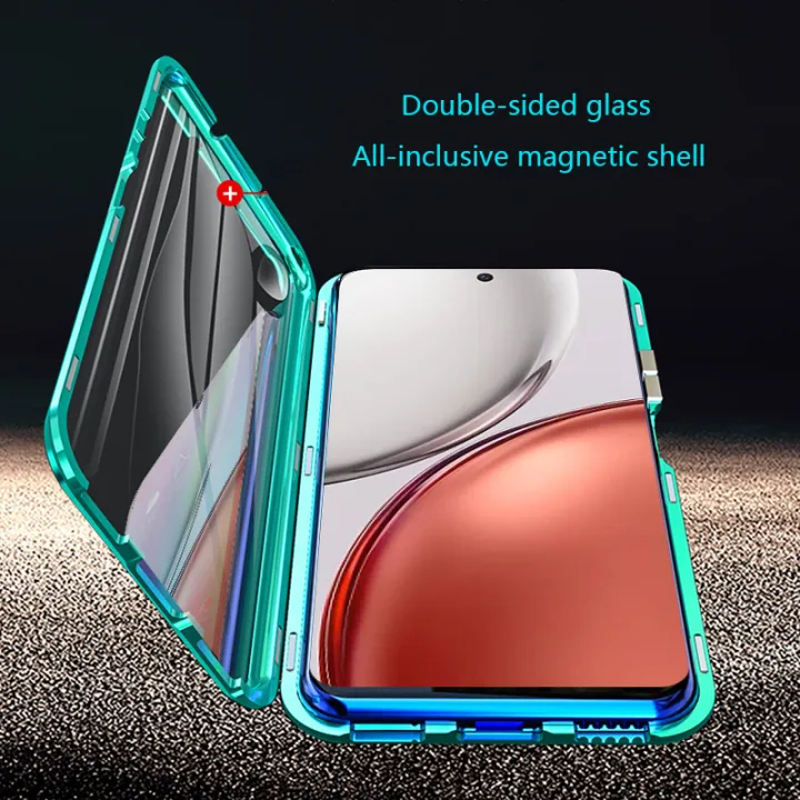 Biruiqu%20For%20Honor%20X9D%20Magnetic%20Absorption%20Case%20Metal%20Frame%20Shockproof%20Double%20Sided%20Tempered%20Glass%20Magnetic%20Case%20Cover%20-%20Image%205