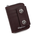 Premium Unisex Wallet with Dual Snap Button – Stylish & Compact Card Holder for Men & Women.
