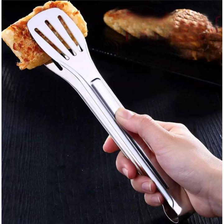 Stainless Steel Cooking Tong Clip Clamp Accessories Salad Serving BBQ Tools