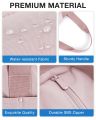 BAGSMART Women Tote Bag 20L Waterproof Folding Travel Bag With Zipper Shoulder Bag Handbag for Travel Work School.