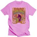 New Janis Joplin Psychedelic Navy Heather Adult T-Shirt.