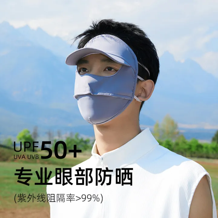 Ice%20Silk%20Sun%20Mask%20Men's%20Summer%20Outdoor%20Riding%20UV%20Protection%20Sun-Proof%20Cool%20Breathable%20Full%20Face%20Mask%20-%20Image%202