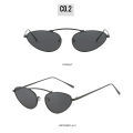 Sexy Cat Eye Sunglasses Women Vintage Triangle Metal Sun Glasses Y2K Fashion Triangle Small Frame Glasses Hot Girl Sunglasses.