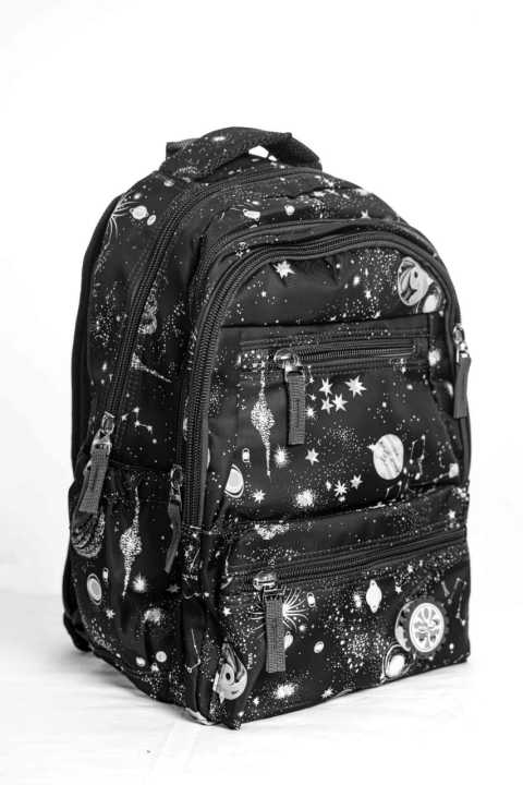 School Bags for boys and girls  Laptop Backpack universe print