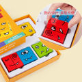 New and peculiar double face-changing Rubik's Cube toy 0.43 creative large particle building block puzzle parent-child interaction Douyin.