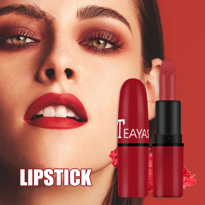 Dropshipping%20Fashion%20Lipstick%20Long-lasting%20Moisture%20Matte%20Waterproof%20Lipsticker%20Easy%20To%20Wear%20Cosmetic%20Nude%20Makeup%20Lips%20Lip%20gloss%20-%20Image%206
