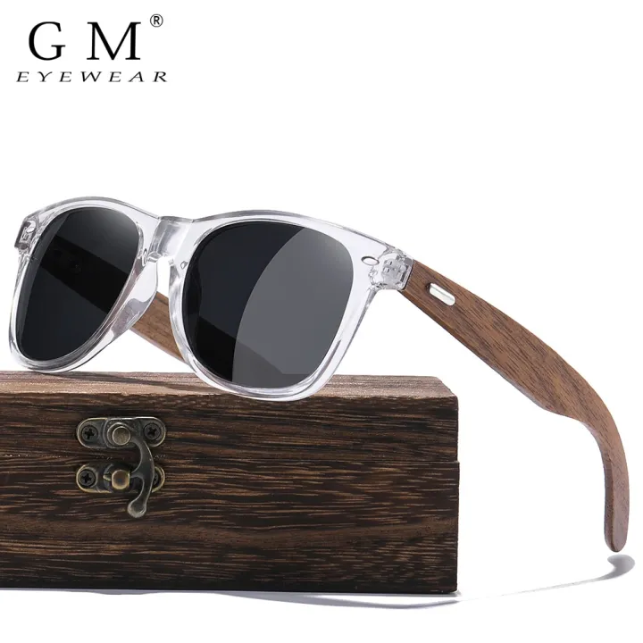 GM%20Brand%20Transparent%20Color%20Frames%20Sunglasses%20Men%20Women's%20Polarized%20Delicate%20Fashion%20Handmade%20Wood%20Sunglasses%20With%20Box%20-%20Image%203