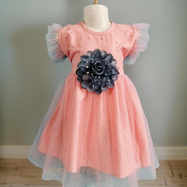 Baby Girls Fashion Sleeveless Flower Party Dress Newborn 0-7 YEARS