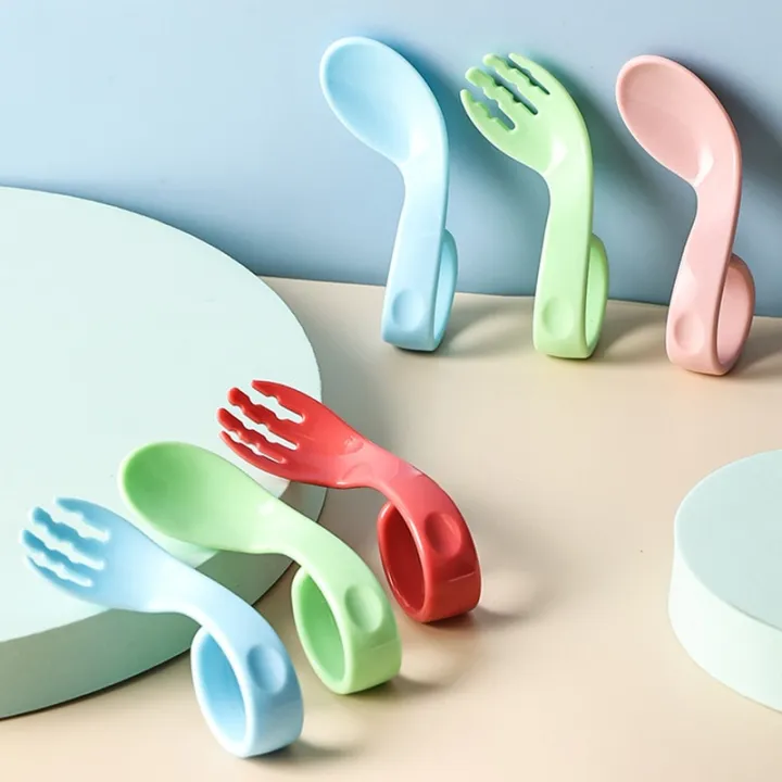 Safety%20Curly%20Handle%20Baby%20Spoon%20Fork%20for%20Baby%20Toddler%20Feeding%20Training%20Utensils%20Infant%20Children%20Spoon%20Tableware%20Food%20Grade%20PP%20-%20Image%205