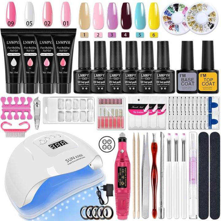 Manicure%20Set%20Poly%20Nail%20Gel%20Kit%20with%2036/132W%20UV%20LED%20Lamp%20Gel%20Nail%20Polish%20Set%20Soak%20Off%20Varnish%20Nail%20Kit%20Professional%20Art%20Tools%20Set%20-%20Image%203