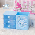 Sanrio Cinnamoroll Pen Holder Storage Box Kawaii Kuromi Hello Kitty Melody Girl Cartoon Large Capacity Desktop Stationery Toys. 