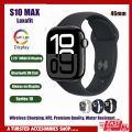 S10 Max Laxasfit Smart Watch 2.29 Inch AMOLED Display NFC Bluetooth Call Wireless Charging. 