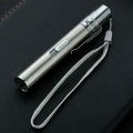 USB Rechargeable Handy Pen Light Mini Nursing Flashlight LED Torch Lamp with Stainless Steel Material Flashlight. 