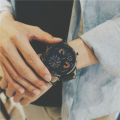 Jingshi ulzzang large dial watch, male personality, men's oversized, European and American college student trendy watch, non mechanical trend. 