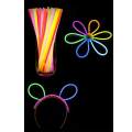 8-color DIY Glow Sticks 100 Pieces Of Fluorescent Sticks Holiday Night Party Children Gift. 
