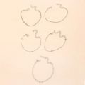 4Pcs Charm Thick Thin Link Bracelets Set For Women Gold Color Love Heart Knot Metal Chain Twist Bracelet Punk Jewelry Party Gift.