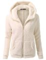 Autumn Winter Warm Jacket Women Hooded 2020 S-5XL Casual Female Hoodies Sweatershirt Zipper Coat Solid Soft Fleece Women Coat. 