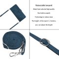 (COD Available)For LG Velvet/Velvet 5G Skin Feel Stripe Pattern Leather Phone Case with Lanyard.
