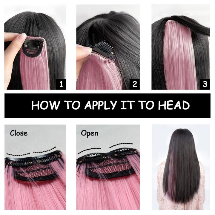 Synthetic%201%20PC%20Colored%202Clips%20in%20Hair%20Extension%20Straight%20Hairpieces%20Pink%20Purple%20Green%20Natural%20Hair%20Extension%20Hair%20Pieces%20-%20Image%205