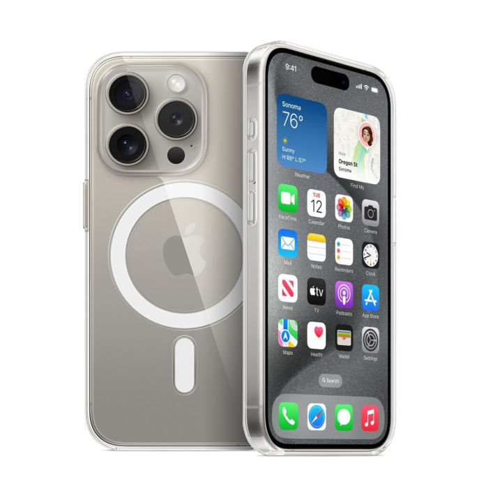 Anker iPhone 15 Pro Max Clear Magnetic Phone Case