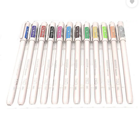 HAUSER%20XO%20Multicolor%20Gel%20Pen%20with%20Hard%20Box%20Case%20%7C%20Pack%20of%2012%20Pens%20-%20Image%202