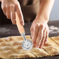 3PCS Ravioli Pasta Cutter Set, Ravioli Stamp Maker with Wooden Handle Ravioli Cutter Ravioli Maker for Ravioli, Pasta, Dumplings Lasagna, Pierogi.