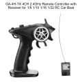 GA-4H-TX 4CH 2.4GHz Remote Controller Digital Radio Transmitter with Receiver for 1/8 1/10 1/16 1/32 RC Car Boat PK TG3 FS-GT3B.
