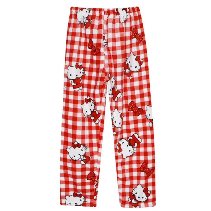 Sanrio%20Hello%20Kitty%20Plush%20Pajama%20Pants%20Anime%20Kt%20Cat%20Coral%20Fleece%20Soft%20Trousers%20Women%20Casual%20Home%20Trousers%20Kawaii%20Birthday%20Gift%20-%20Image%206