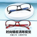 Xiaohongshu with the same anti-blue light reading glasses for ladies HD elderly ultra-light fashion high-end middle-aged and elderly reading glasses.