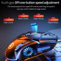 YINDIAO G5 Gaming Mouse Wired Mouse 6D 4Speed DPI RGB Gaming Mouse For Computer Laptop Gaming Mouse. 