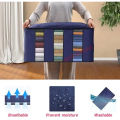 1 Pcs Premium Cloth Storage Bag(Extra Large) 3 Grids Cloth Organizer Bag, Huge Space Saver. 