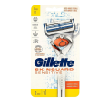 Gillette SkinGuard Men's Razor Flex Handle + 2 Blade Refill Cartridge.