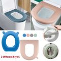 1pcs EVA adhesive washable foam toilet cover seat toilet waterproof green Silicone four seasons home easily life. 