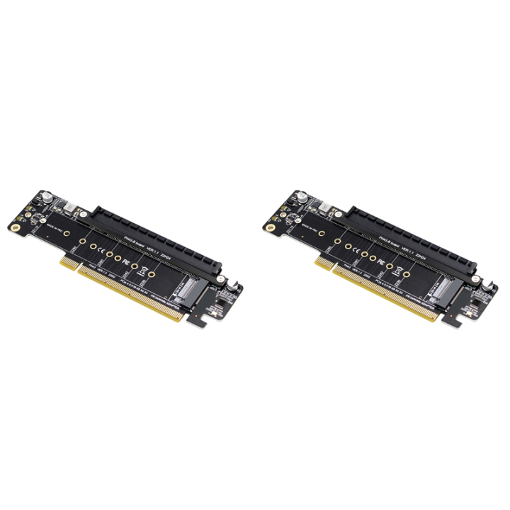 2X PCIE 4.0 Channel Splitter Expansion Riser Card 8+4+4Hyper Ultra Quad ...